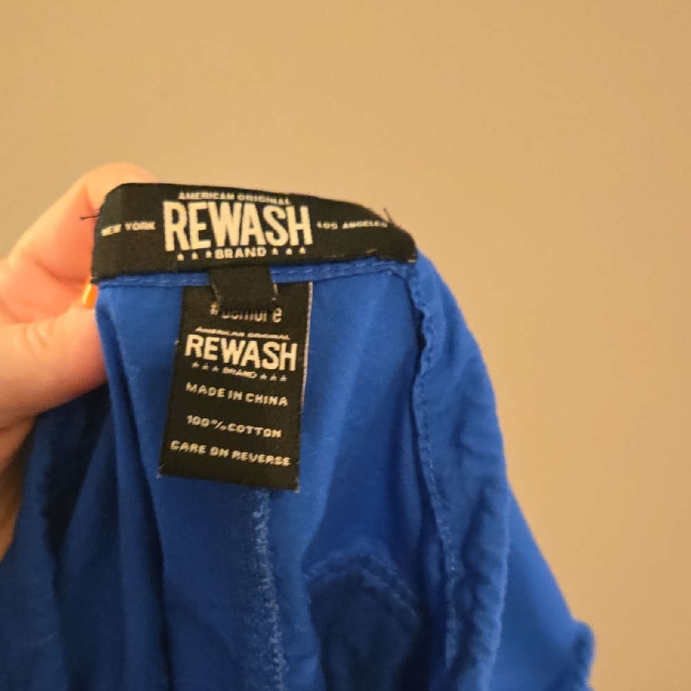 Rewash Blue Cotton Garment